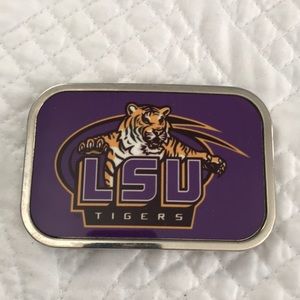 LSU Tigers belt buckle
